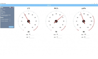 Скриншот программы мониторинга через веб приложение